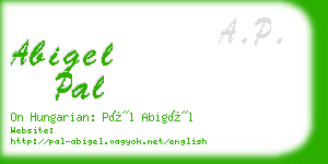 abigel pal business card